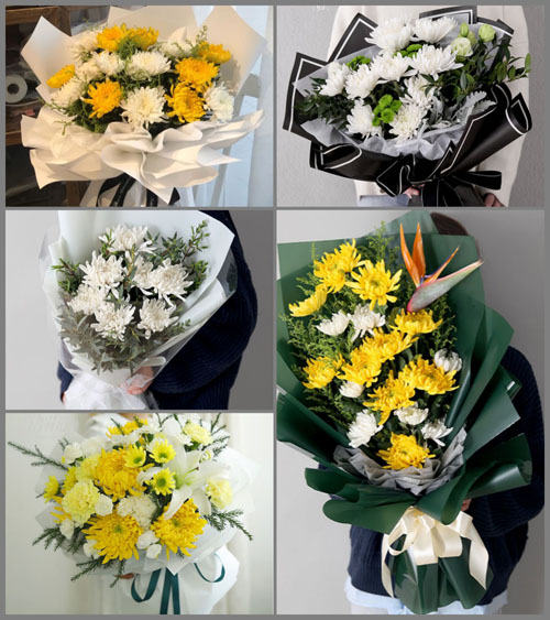 安徽亳州市蒙城县马集镇坝湖村白事花束代送